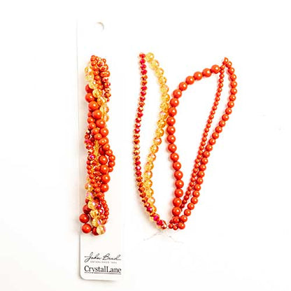 27290100-45 Twisted Bead Anthurium