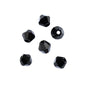 Bicone 2Strand 7in (apx96pcs) 4mm Opaque Black