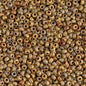10/0 delica Picasso brown tan matte 5.2g (2267V)