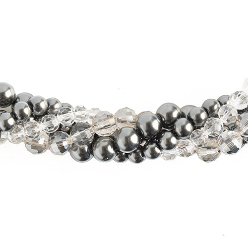 27290100-34 Bead Strands Black Magic Hollyhock