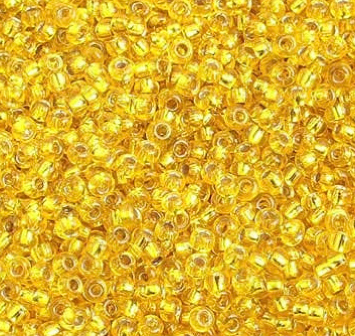 10/0 Yellow S/L czech Seed Bead