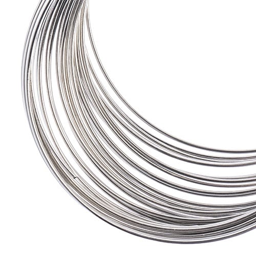 John Bead MHF Memory Wire LG 1mm 1.5oz 7cm