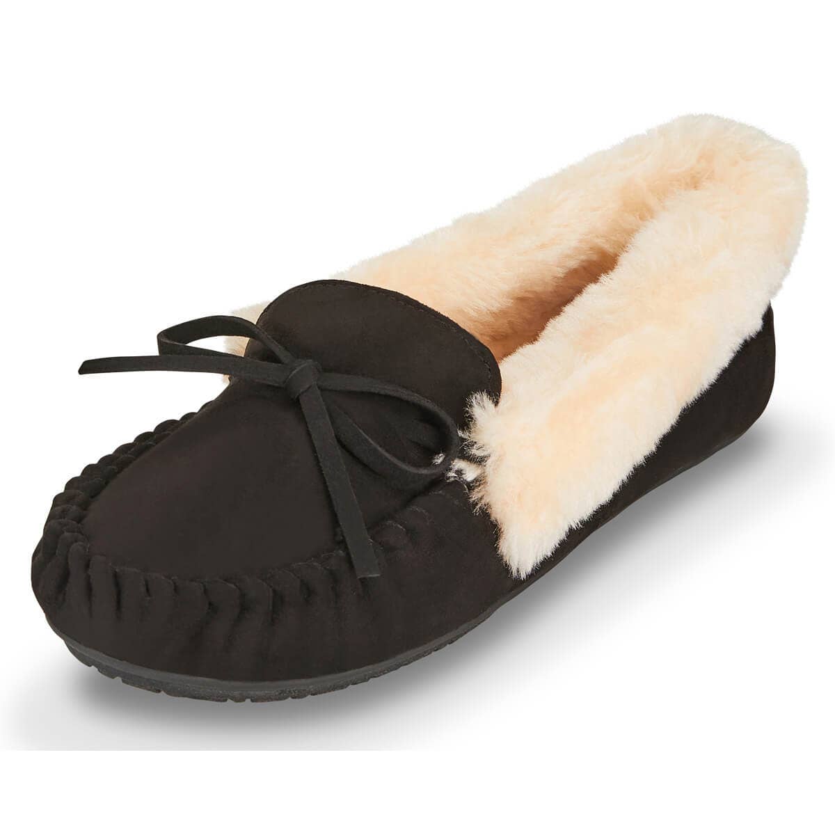 Women’s Melani Moccasin Faux Suede Slippers