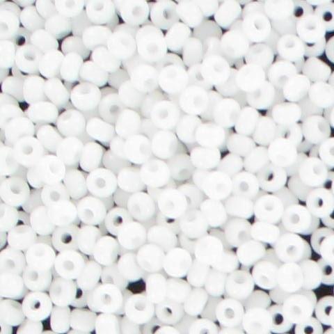 6/0 white opaque