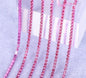 2mm Rose rhinestone chain