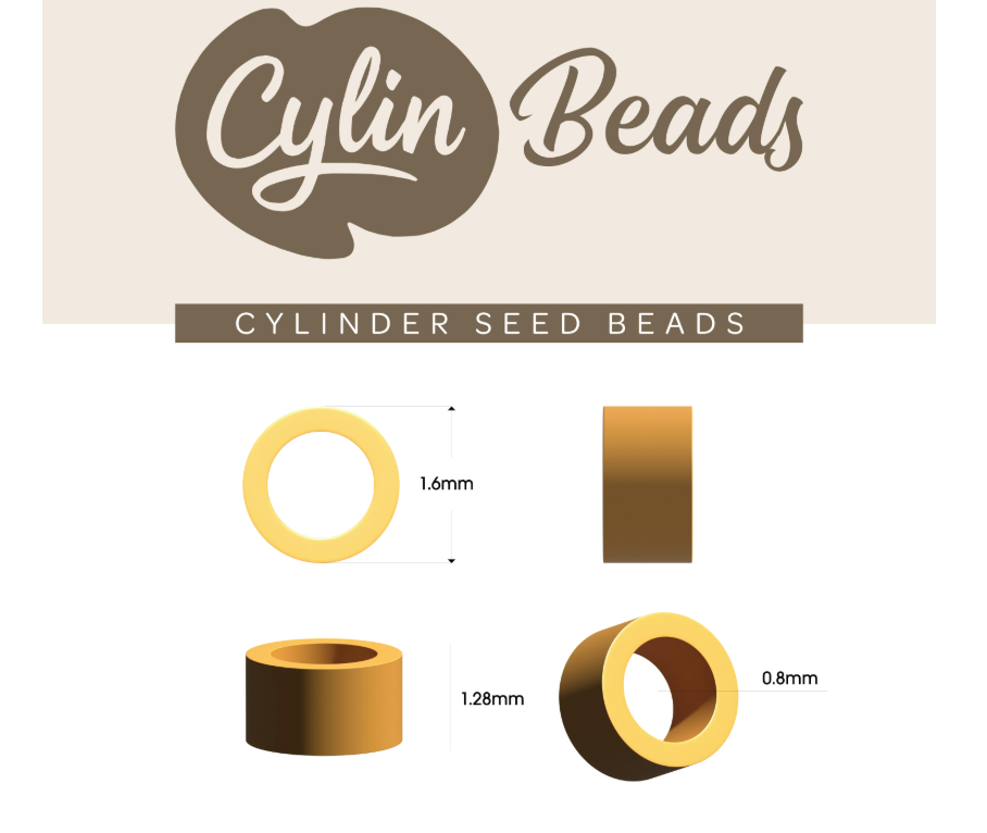 Cylin Bead 11/0 approx.23g Hank Glow in Dark - Sky (1151H)
