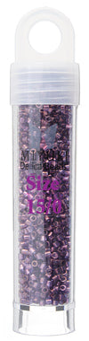 Miyuki 15/0 Delica Seed Beads Transparent Gold Luster 5.2gms (0117V)