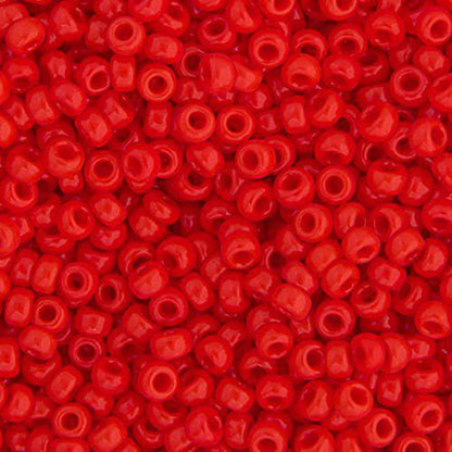 11/0 apx.22g Red Vermillion Opaque (0407V)