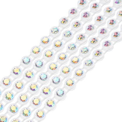 Rhinestone Banding 1yd 1row ss8 Transparent Casing/ Crystal AB