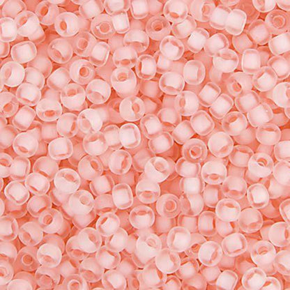 11/0 apx.22g Cry.Baby Pink Lined Semi-frosted (1934V)
