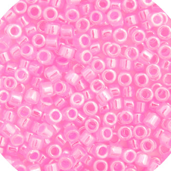11/0 5.2g Vial Dark Crystal Pink Ceylon Lined-Dyed (0246V)