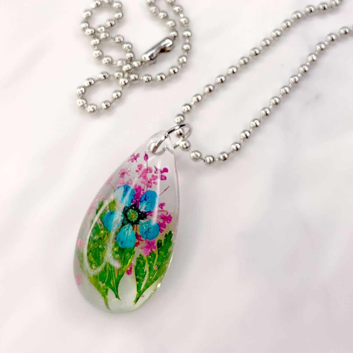Dried Flower Resin Inclusions