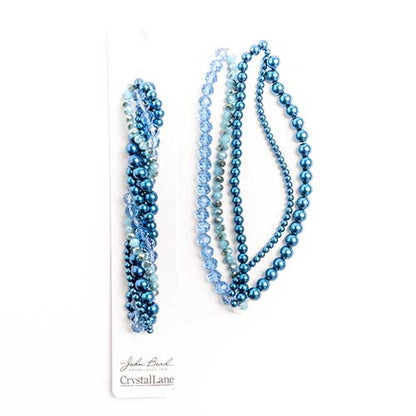27290100-23 Twisted Bead Strands Glory of the Snow